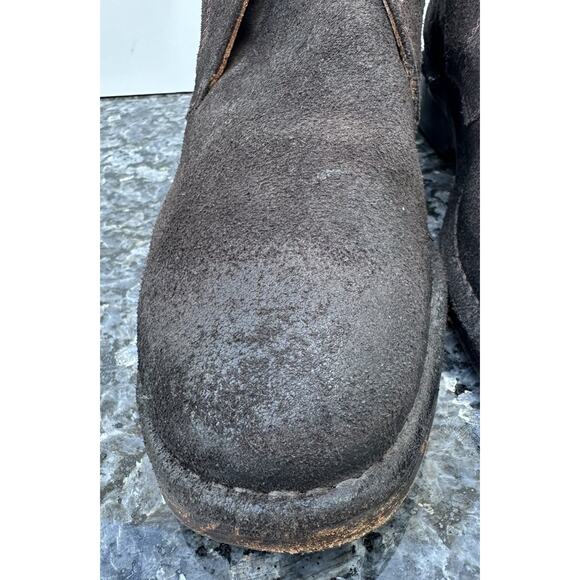 John Varvatos Y945 Men’s Size Size 8.5 Chukka Dark Brown Suede Boots main image 9